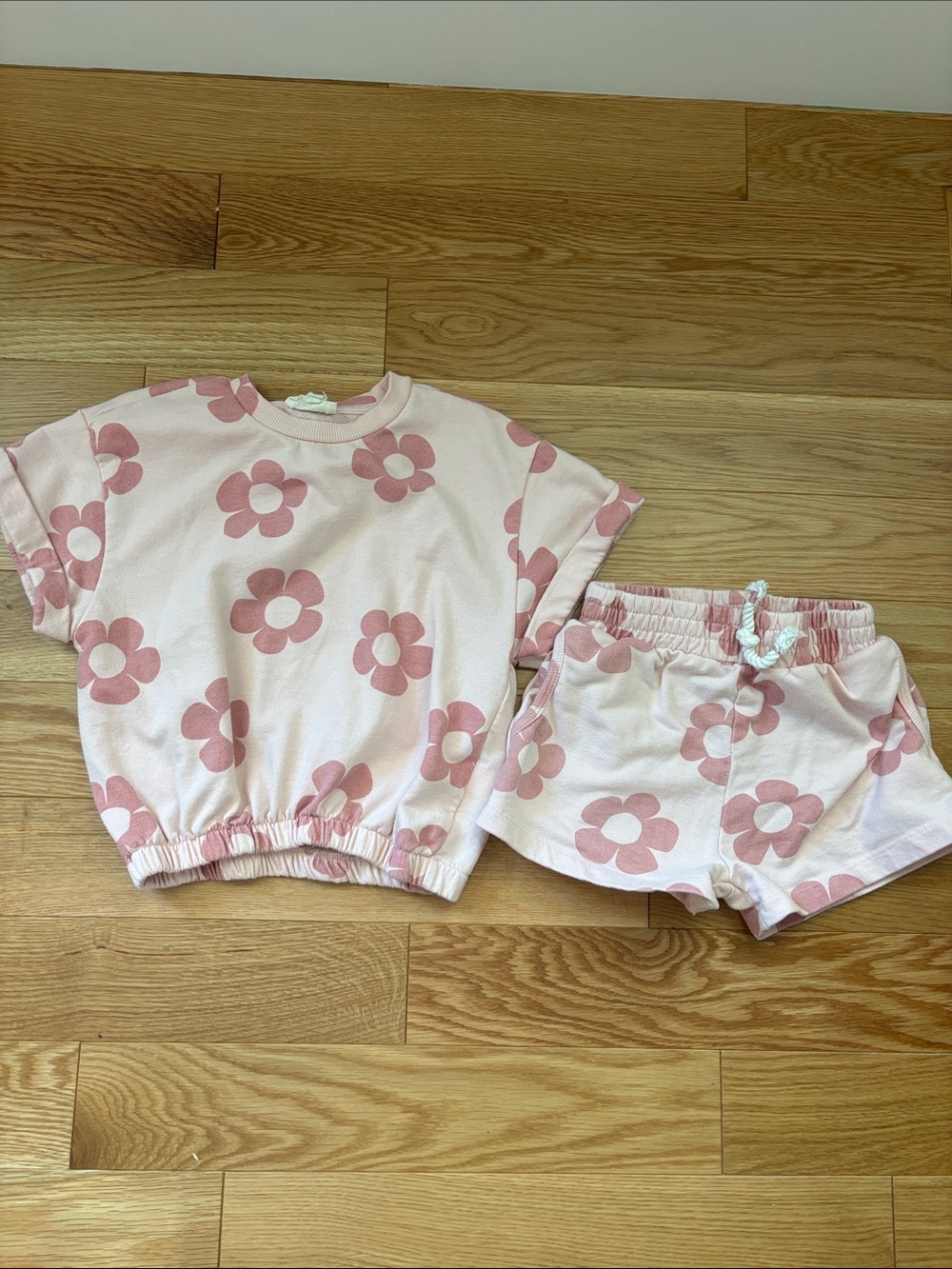 Jessica Simpson Pink Floral Kids Matching Set